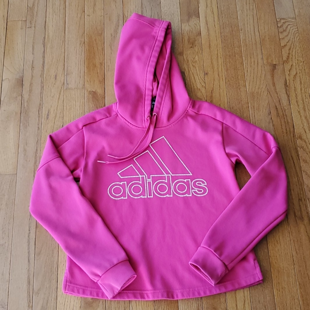 Girls Adidas hooded sweatshirt